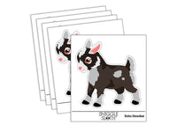 Cute Baby Goat Waterproof Vinyl Phone Tablet Laptop Water Bottle Sticker Set - 5 Pack