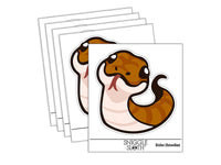 Sassy Snake with Tongue Sticking Out Waterproof Vinyl Phone Tablet Laptop Water Bottle Sticker Set - 5 Pack