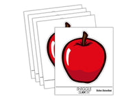 Juicy Apple Fruit Summer Harvest Teacher Waterproof Vinyl Phone Tablet Laptop Water Bottle Sticker Set - 5 Pack