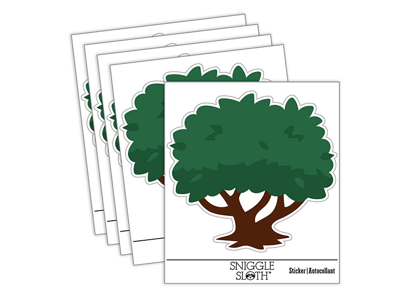 Bush Shrub Garden Forest Plant Waterproof Vinyl Phone Tablet Laptop Water Bottle Sticker Set - 5 Pack