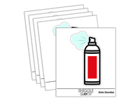 Aerosol Can Spray Paint Hair Spray Waterproof Vinyl Phone Tablet Laptop Water Bottle Sticker Set - 5 Pack