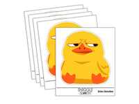 Suspicious Duck Bombastic Side Eye Waterproof Vinyl Phone Tablet Laptop Water Bottle Sticker Set - 5 Pack