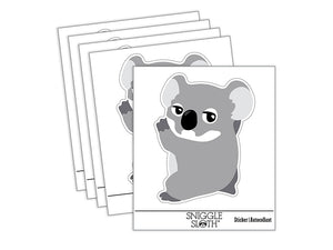 Clingy Koala Baby Waterproof Vinyl Phone Tablet Laptop Water Bottle Sticker Set - 5 Pack