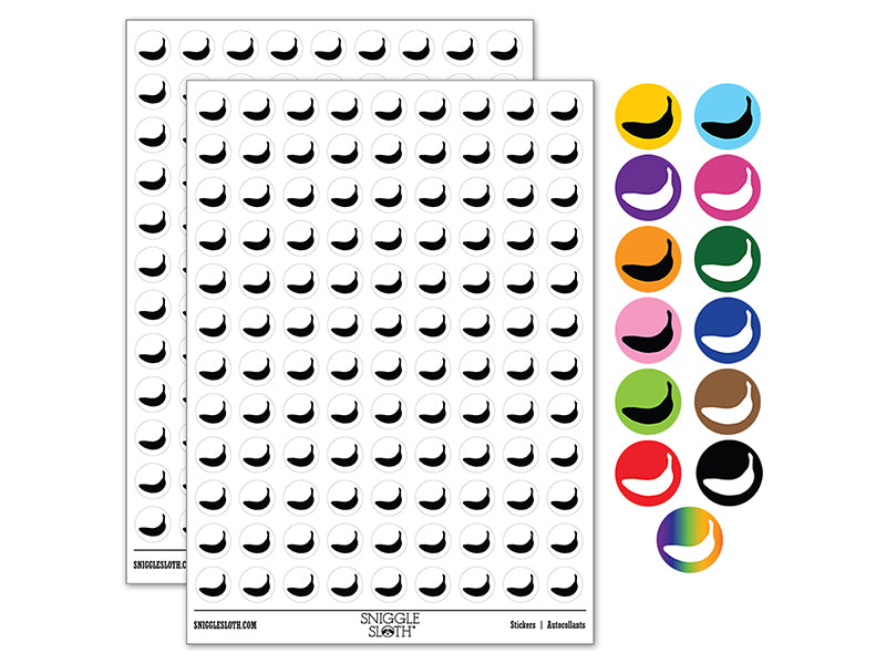 Banana Fruit 200+ 0.50" Round Stickers