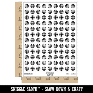 Bullseye Target 200+ 0.50" Round Stickers