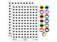 Crown King Queen Princess 200+ 0.50" Round Stickers