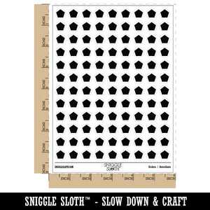 Pentagon Solid 200+ 0.50" Round Stickers