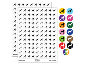 Boxer Dog Solid 200+ 0.50" Round Stickers