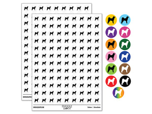 Japanese Akita Dog Solid 200+ 0.50" Round Stickers
