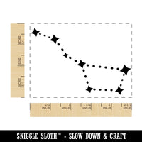 Big Dipper Plough Ursa Major Star Constellation Rectangle Rubber Stamp for Stamping Crafting