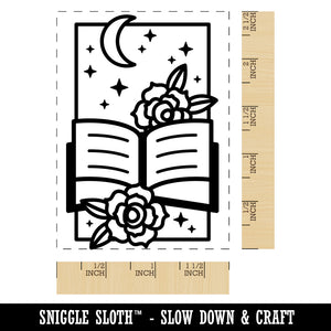 Book of Magic Rectangle Rubber Stamp for Stamping Crafting