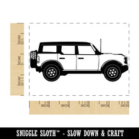 Truck Car SUV Off Road Vehicle Rectangle Rubber Stamp for Stamping Crafting