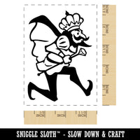 Lords Leaping Crown Scepter 12 Days of Christmas Rectangle Rubber Stamp for Stamping Crafting