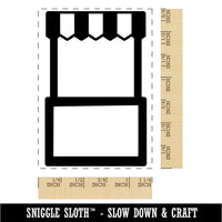 Blank Stand Carnival Farmers Lemonade Flea Market Rectangle Rubber Stamp for Stamping Crafting