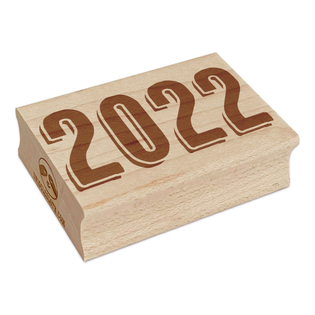 2022 Graduation Graduate Drop Shadow Rectangle Rubber Stamp for Stamping Crafting
