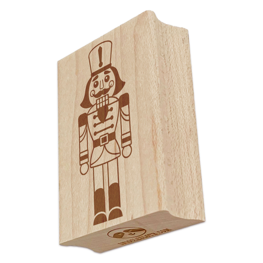 Full Body Nutcracker Christmas Rectangle Rubber Stamp for Stamping Crafting