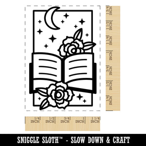 Book of Magic Rectangle Rubber Stamp for Stamping Crafting