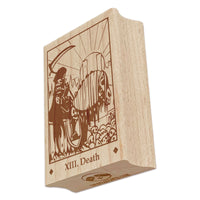 Tarot Death Card Major Arcana Rectangle Rubber Stamp for Stamping Crafting