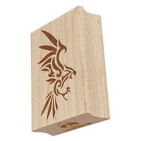 Tribal Eagle Hawk Rectangle Rubber Stamp for Stamping Crafting