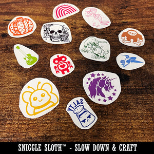 Today is a Slow Day Sloth Temporary Tattoo Water Resistant Fake Body Art Set Collection