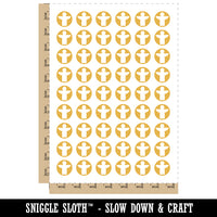 Angel Symbol Temporary Tattoo Water Resistant Fake Body Art Set Collection (1 Sheet)