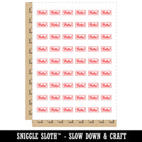 Hello Cursive Temporary Tattoo Water Resistant Fake Body Art Set Collection (1 Sheet)