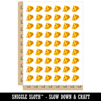 Wedge of Cheese Temporary Tattoo Water Resistant Fake Body Art Set Collection (1 Sheet)