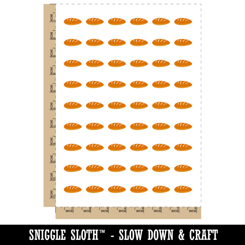 Loaf of Bread Doodle Temporary Tattoo Water Resistant Fake Body Art Set Collection (1 Sheet)