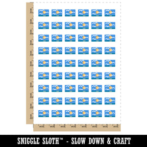 Simple Seagulls Birds Temporary Tattoo Water Resistant Fake Body Art Set Collection (1 Sheet)