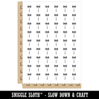 Medieval Battle Axe Temporary Tattoo Water Resistant Fake Body Art Set Collection (1 Sheet)