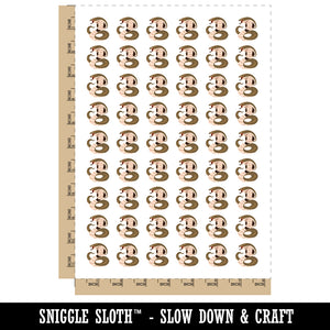 Coiled Cobra Snake Temporary Tattoo Water Resistant Fake Body Art Set Collection (1 Sheet)