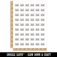 Peeking Cat Temporary Tattoo Water Resistant Fake Body Art Set Collection (1 Sheet)