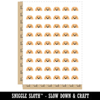 Peeking Doggy Dog Puppy Temporary Tattoo Water Resistant Fake Body Art Set Collection (1 Sheet)