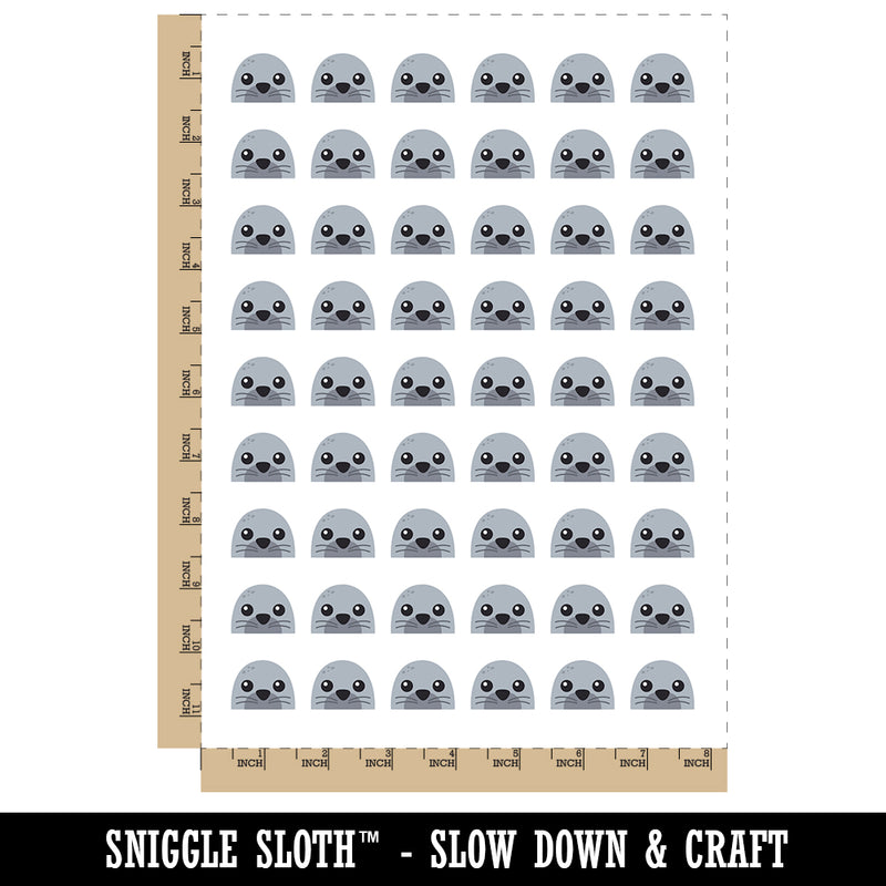Peeking Seal Temporary Tattoo Water Resistant Fake Body Art Set Collection (1 Sheet)
