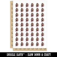 Conch Sea Shell Ocean Beach Tropical Temporary Tattoo Water Resistant Fake Body Art Set Collection (1 Sheet)