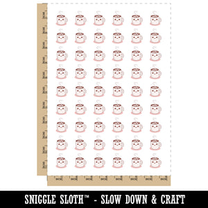 Cute Kawaii Hot Chocolate Temporary Tattoo Water Resistant Fake Body Art Set Collection (1 Sheet)