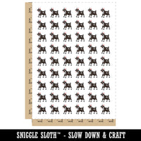 Cute Baby Goat Temporary Tattoo Water Resistant Fake Body Art Set Collection (1 Sheet)