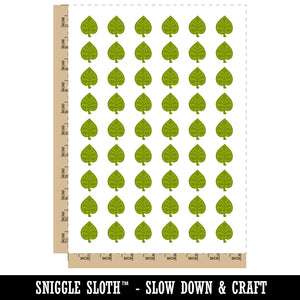 Intricate Leaf Design Temporary Tattoo Water Resistant Fake Body Art Set Collection (1 Sheet)