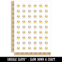 Peeking Bird Seagull Temporary Tattoo Water Resistant Fake Body Art Set Collection (1 Sheet)