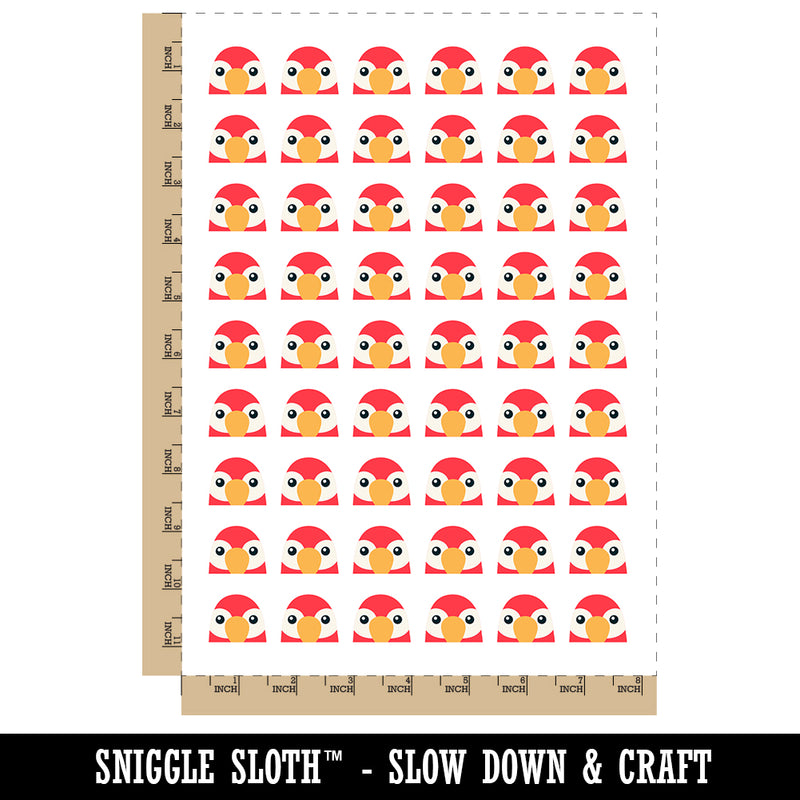 Peeking Parrot Bird Temporary Tattoo Water Resistant Fake Body Art Set Collection (1 Sheet)