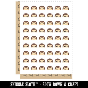 Peeking Hedgehog Temporary Tattoo Water Resistant Fake Body Art Set Collection (1 Sheet)