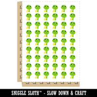 Peeking Snake Temporary Tattoo Water Resistant Fake Body Art Set Collection (1 Sheet)