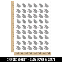 Fluffy Cat Kitten Hitting Something with Paw Claw Temporary Tattoo Water Resistant Body Art Set Collection (1 Sheet)