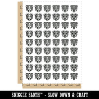 Human Ribcage Skeleton Bones Spooky Halloween Temporary Tattoo Water Resistant Fake Body Art Set Collection (1 Sheet)