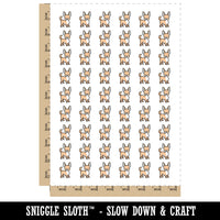Chihuahua Standing Dog Temporary Tattoo Water Resistant Fake Body Art Set Collection (1 Sheet)