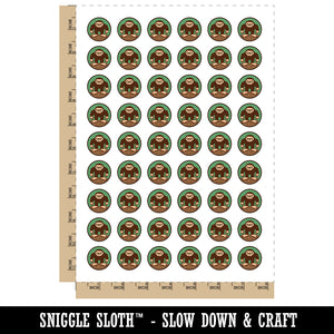 Bigfoot Sasquatch Cryptozoology Temporary Tattoo Water Resistant Fake Body Art Set Collection (1 Sheet)
