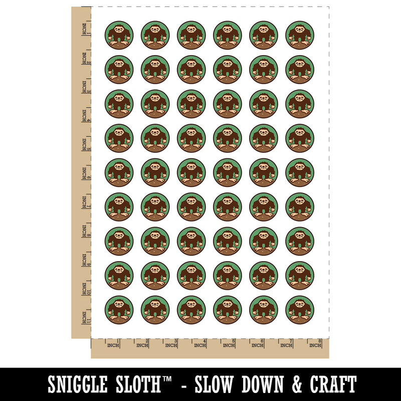 Bigfoot Sasquatch Cryptozoology Temporary Tattoo Water Resistant Fake Body Art Set Collection (1 Sheet)