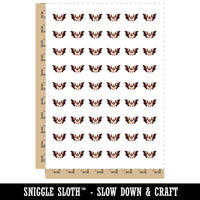 Cute Little Fuzzy Bat Temporary Tattoo Water Resistant Fake Body Art Set Collection (1 Sheet)