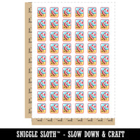 Beach Lounge Chair and Umbrella Temporary Tattoo Water Resistant Fake Body Art Set Collection (1 Sheet)
