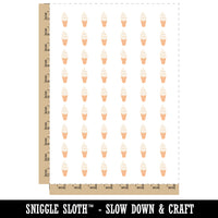 Soft Serve Ice Cream on a Cone Temporary Tattoo Water Resistant Fake Body Art Set Collection (1 Sheet)